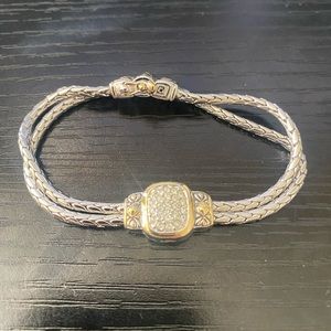 John Medeiros Nouveau Collection - Cubic Zirconia Double-Strand Bracelet